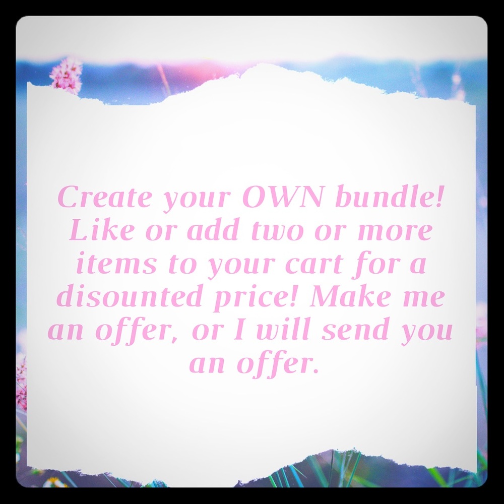 Create your own bundle and send it as an offer!